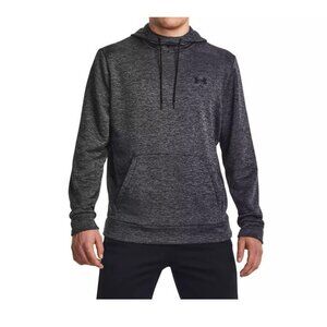 NEW Men UA Under Armour Twist Fleece Sweatshirt Jacket Hoodie Gray Black Size XL